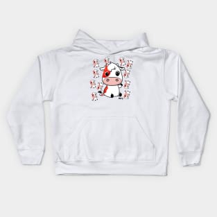 Strawberry the Cow by Big Chief Kids Hoodie